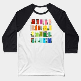 Mod doors rainbow Baseball T-Shirt